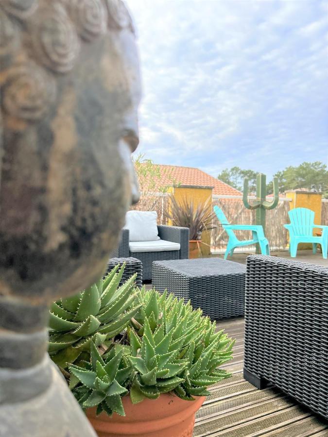 Ferienwohnung Surf Ou Golf House A Quelques Pas De L'Ocean Moliets-et-Maa Exterior foto
