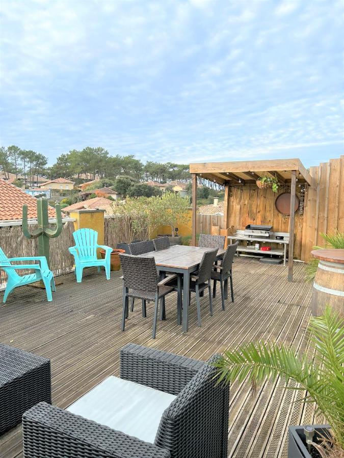 Ferienwohnung Surf Ou Golf House A Quelques Pas De L'Ocean Moliets-et-Maa Exterior foto